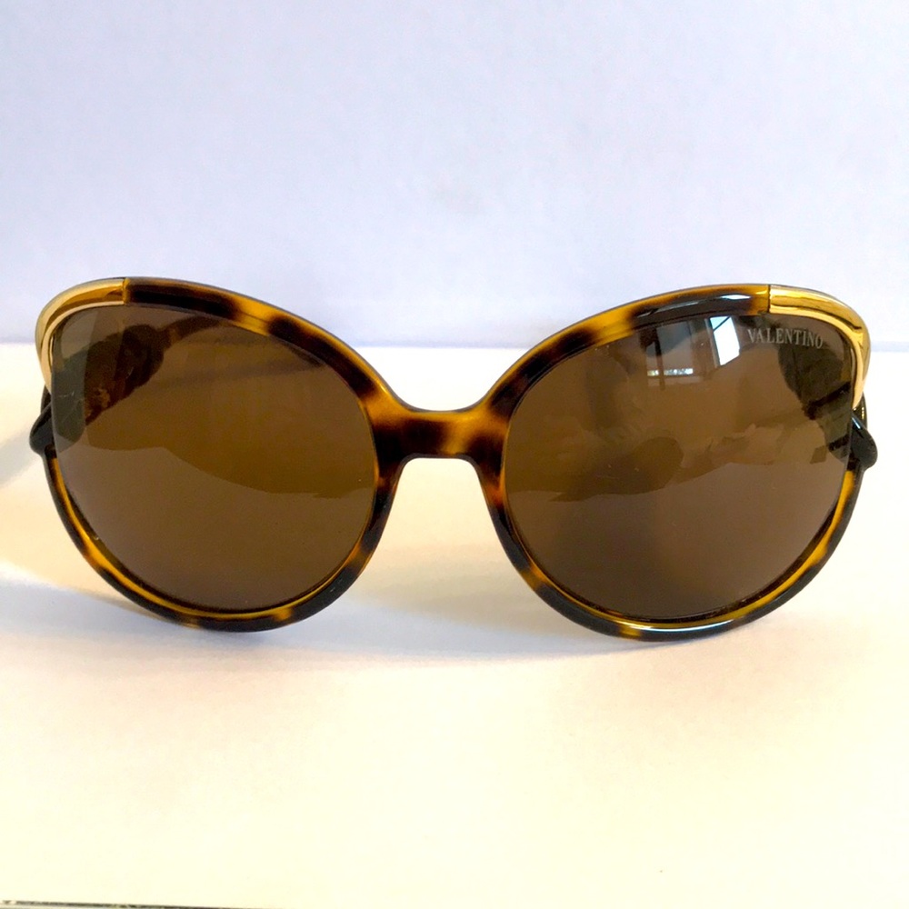 Valentino tortoiseshell sunglasses
